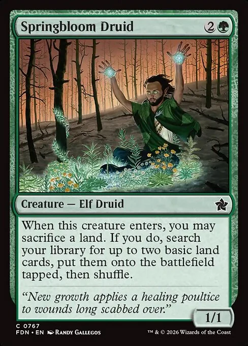 Springbloom Druid — FDN 767