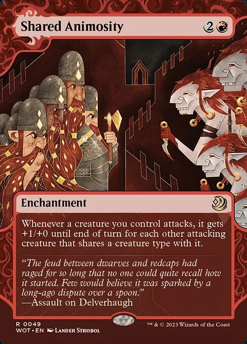 Shared Animosity — WOT 49, foil