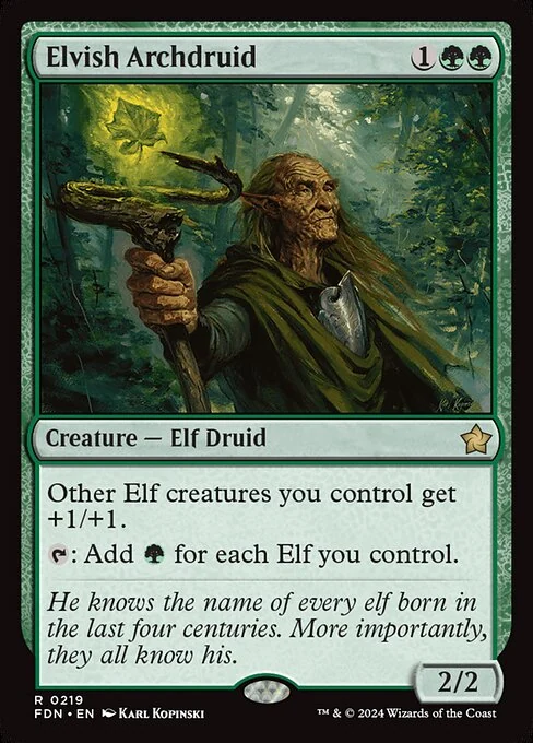 Elvish Archdruid — FDN 219