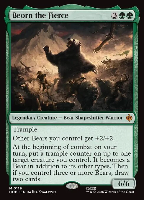 Beorn the Fierce — HOB 119