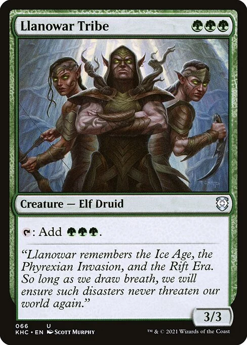 Llanowar Tribe — KHC 66