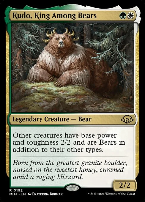 Kudo, King Among Bears — MH3 192