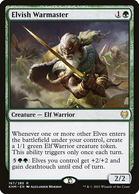 Elvish Warmaster — KHM 167