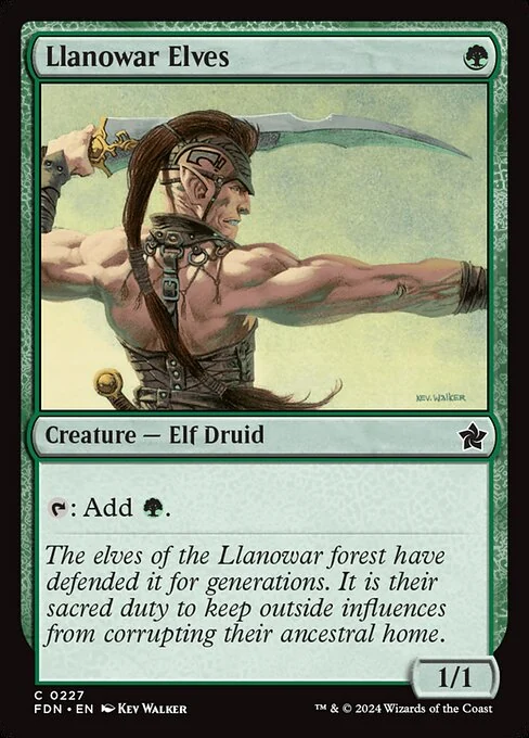 Llanowar Elves — FDN 227
