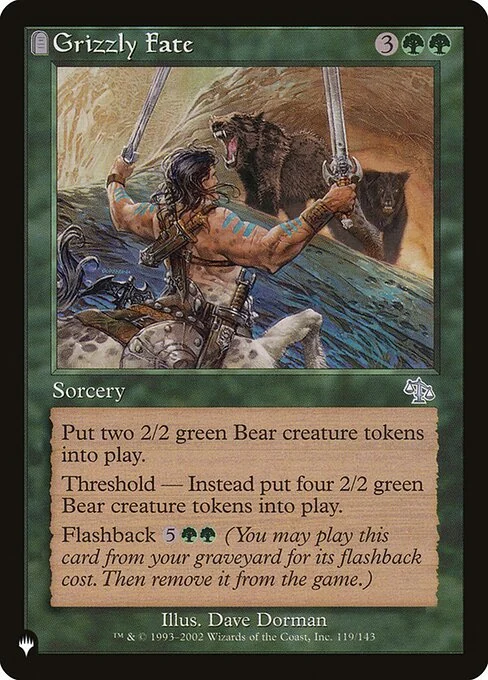 Grizzly Fate — PLST JUD-119
