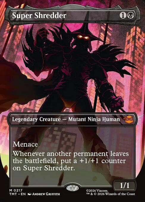 Super Shredder — TMT 217, foil