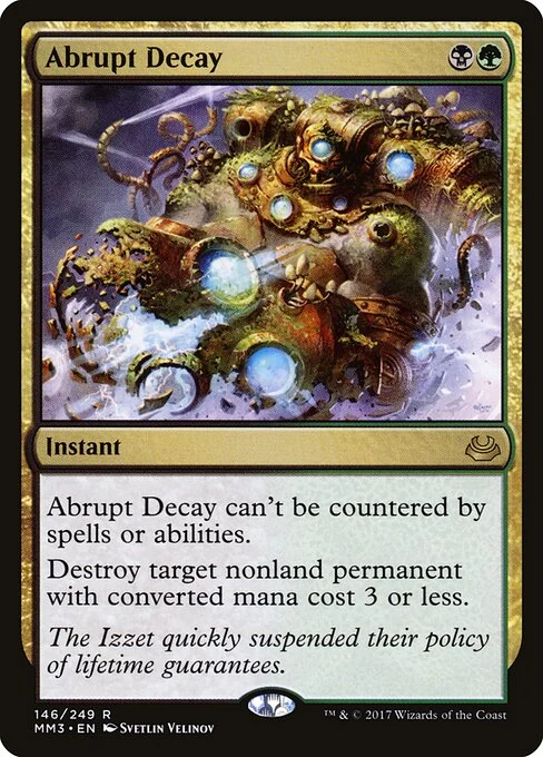 Abrupt Decay — MM3 146
