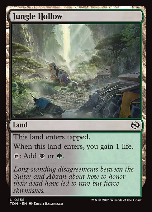 Jungle Hollow — TDM 258