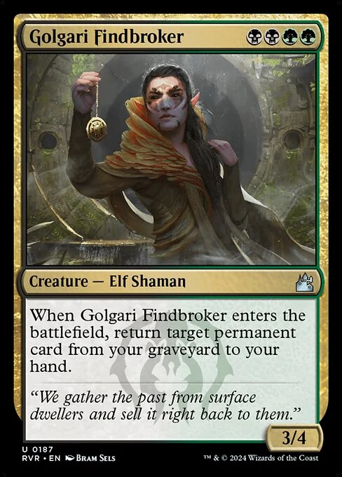 Golgari Findbroker — RVR 187
